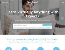 Tablet Screenshot of gangboard.com